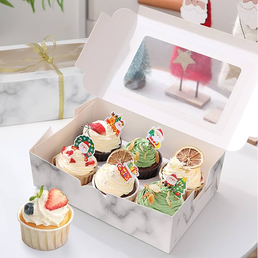 Christmas Cupcake Boxes - Image 2