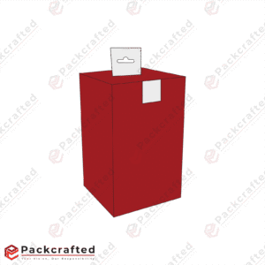 Box with Hanging and Locking Tabs