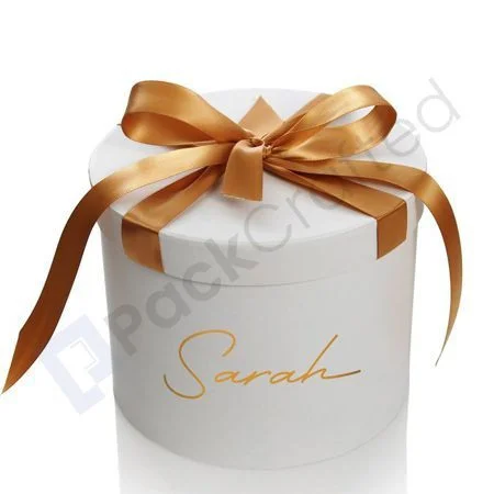 Round Gift Box With Lid - Image 4