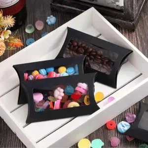 Black Pillow Boxes