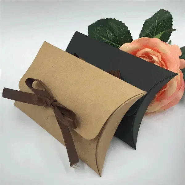 Black Pillow Boxes - Image 3